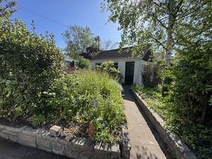 Path to garage- click for photo gallery